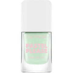 Oja Catrice Pastel Please 040 Mint Breeze, ojă strălucitoare verde deschis, colorată intens, foarte pigmentată, vegană, 10,5 ml