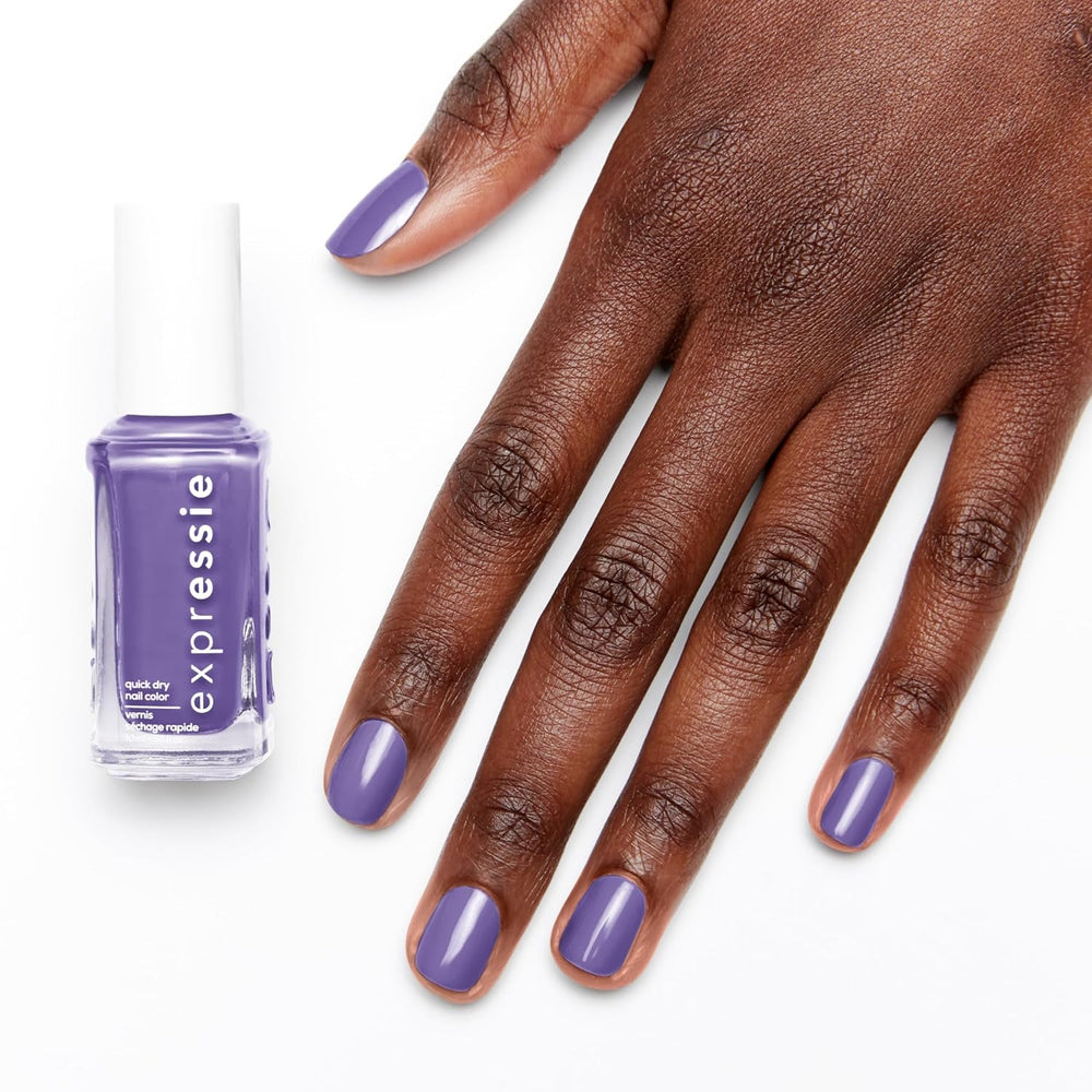 Oja cu uscare rapidă Essie „expressie”, formulă vegană fără ingrediente de origine animală, nr. 560 choreo queen, violet, 1 x 10 ml