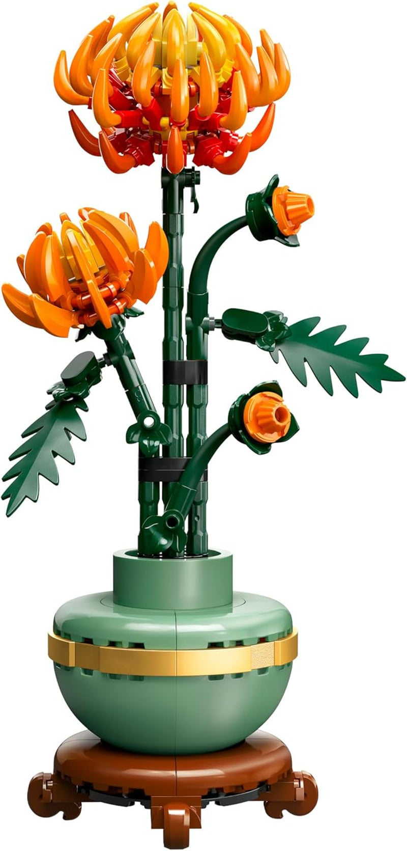 LEGO Botanicals Chrysanthemum - Artificial Flower Building Set - Creative Model Kit for Adults to Build - Faux Plant Gift for Women and Men - DIY Home Office Decor - 10368