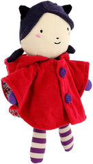 Stoffpuppe Rotkäppchen, 28 cm, Mehrfarbig, Baumwollmischung, Ab 10 Monaten