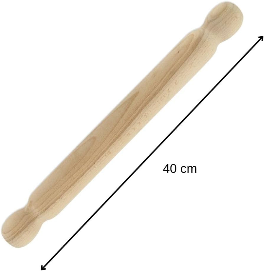 Fackelmann 3154050 Sucitor de lemn, dintr-o singură bucată, 40 cm, maro