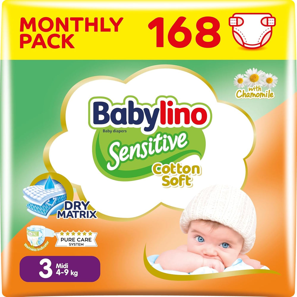 Scutece pentru bebeluși sensibili, mărimea 7, extra large plus (+15 kg), 14 bucăți