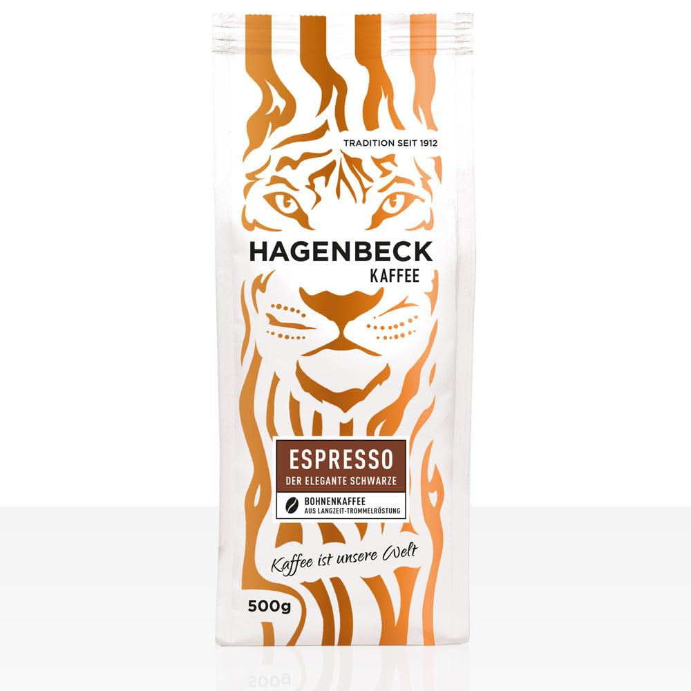 Hagenbeck Espresso The Elegant Black 5 boabe de cafea x 500g