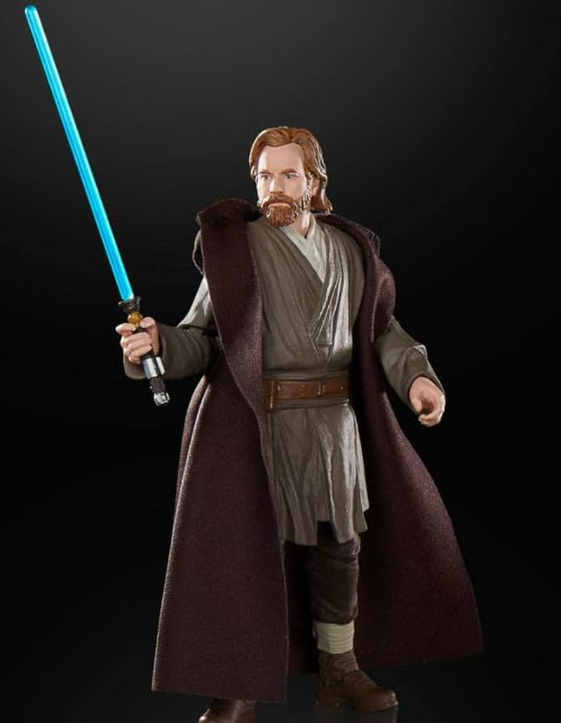 Star Wars Hasbro Star WarSeria neagră Obi-Wan Kenobi (Jabiim), 15 Cm Figura de acțiune mare Obi-Wan Kenobi, Multi, F7098 Action figures Naty Shop