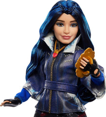 Mattel Los Decendientes, muñeca Evie, la Isla de los Perdidos, décimo Aniversario, conjunto, accesorii și articulații Flexibles, inspirație în film, JFG75