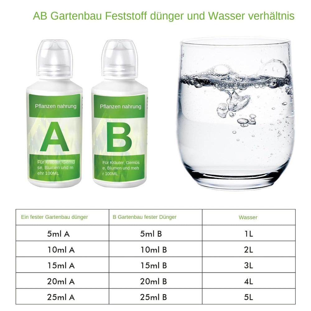 2 bucăți de îngrășământ hidroponic pentru plante, nutrienți pentru plante hidroponice, îngrășământ hidroponic, soluție nutritivă pentru plante hidroponice, îngrășăminte pentru sisteme hidroponice A și B