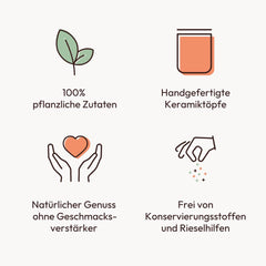 Potluck | Feta Gewürz | Gewürzmischung im Keramiktopf | 50g | Mit natürlichen Inhaltsstoffen