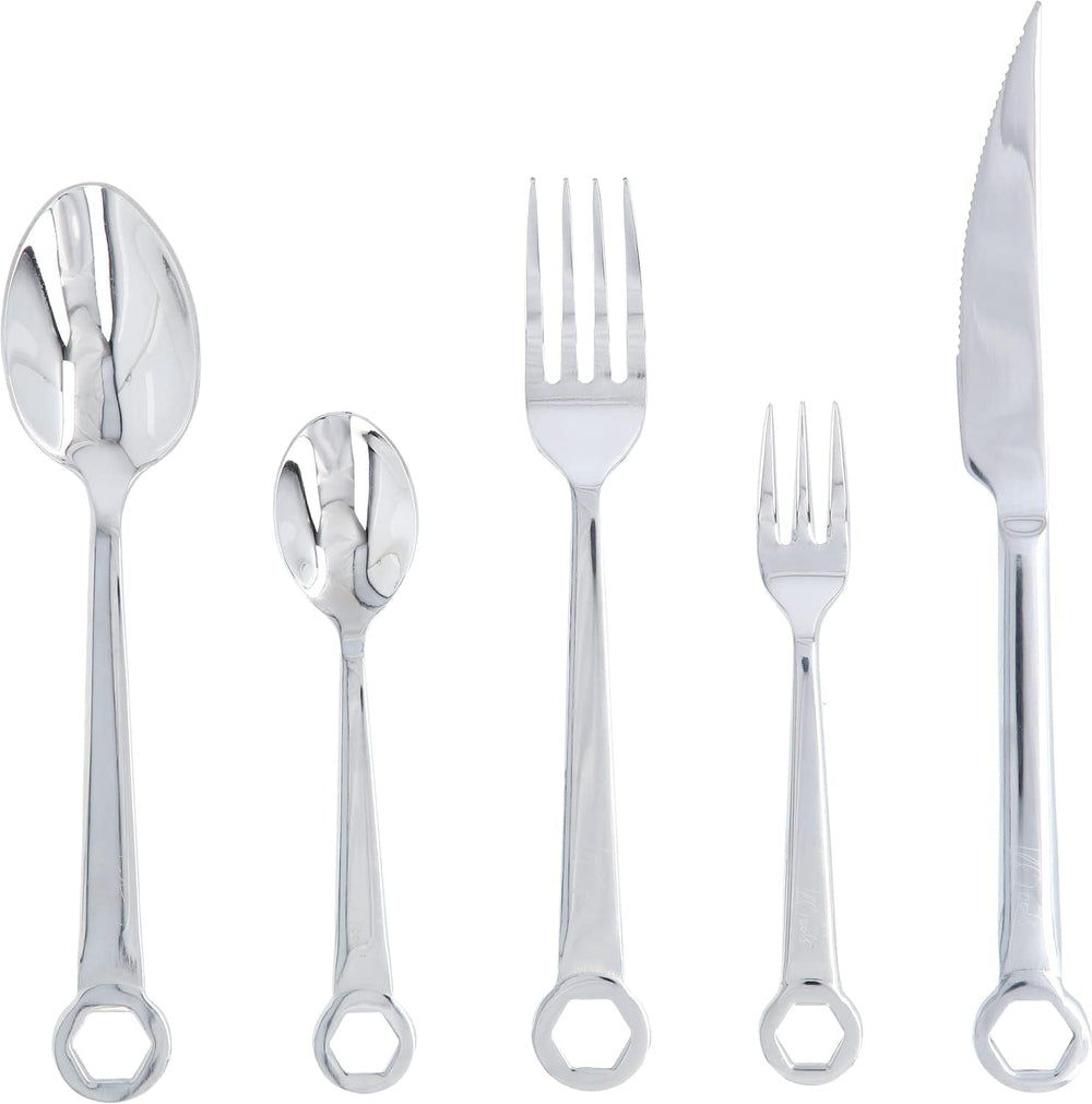 Set tacâmuri 5 piese, oțel inoxidabil Bucatarie Naty Shop