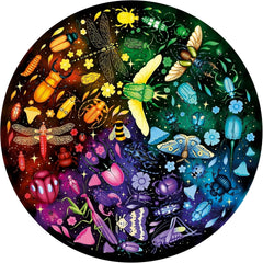 Ravensburger - Puzzle pentru adulți - Puzzle rotund cu 500 de piese - Potrivit de la 12 ani - Insecte (roată colorată) - Puzzle fabricat în Europa - 12000820 Puzzle Naty Shop Titlu implicit