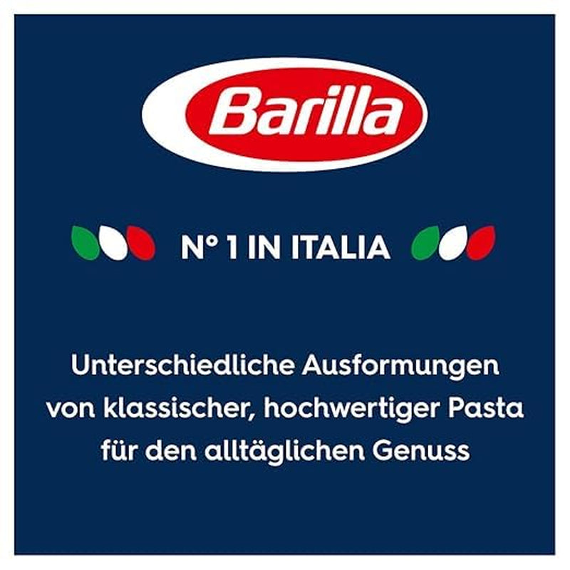 Barilla Pasta Classic Fusilli No. 98 din grâu dur de înaltă calitate, întotdeauna al dente, Chili, Spaghetti, Fusilli, Penne, Italiană, 500 g