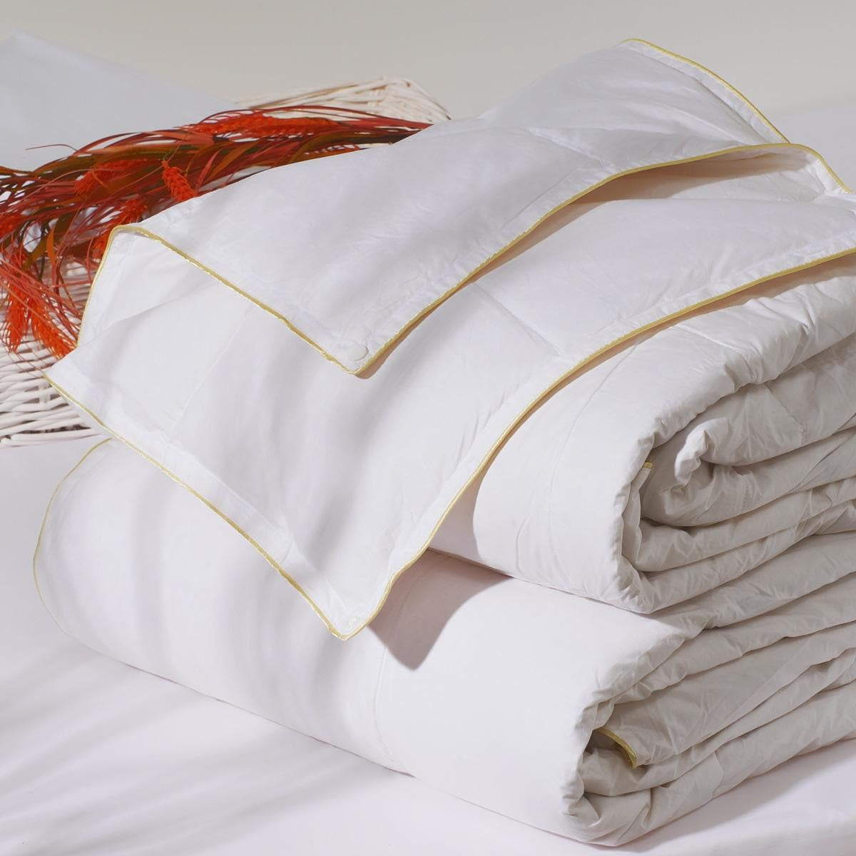 Sancarlos Vivaldi eiderdown, bumbac, alb, Cama 105-180 X 220 Cm Plapumi si pilote Naty Shop