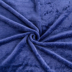 Kono Sherpa fleece throw blanket, 150 X 200 Cm, Soft, Cosy, Fluffy, Reversible, Microfibre, pături fixe pentru pat, canapea, canapea (Albastru marin, dublu/double) Paturi si Cuverturi Besuche den KONO-Store