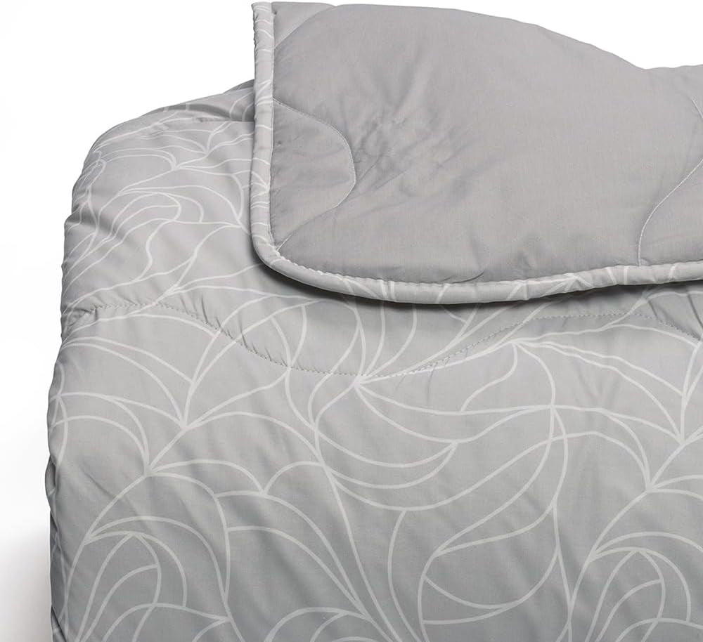 Foppapedretti Nacht&Natura cuvertură pentru pat dublu 2P; val perla, capac 100% bumbac, Made in Italy Plapumi si pilote Naty Shop