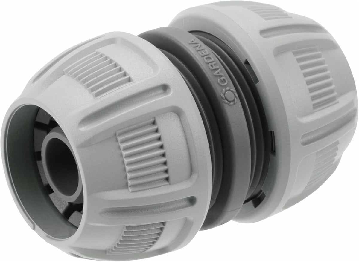 Reparator Gardena 13 mm (1/2 inch) și 15 mm (5/8 inch): Reparare rapidă și ușoară a furtunului fără unelte, Power Grip, forță mare de fixare, ambalat (18232-20)