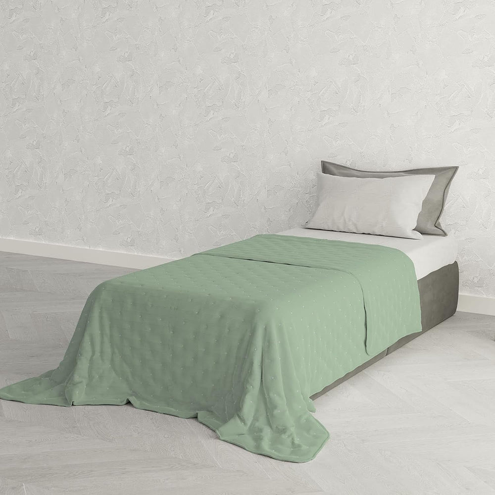 Plapumă elegantă de vară, matlasată, verde, 170 X 250 cm Plapumi si pilote Naty Shop
