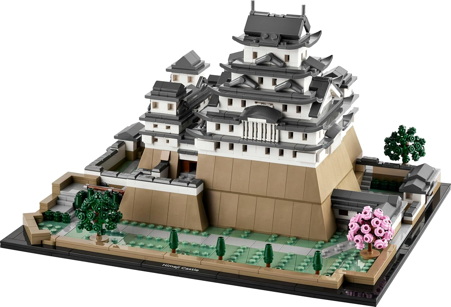 LEGO Architecture Burg Himeji, Modellbausatz für Erwachsene, Wahrzeichen-Kollektion, Set für Fans kreativer Gartenarbeit und japanischer Kultur, mit Kirschblütenbaum, Geschenk für Sie und Ihn 21060