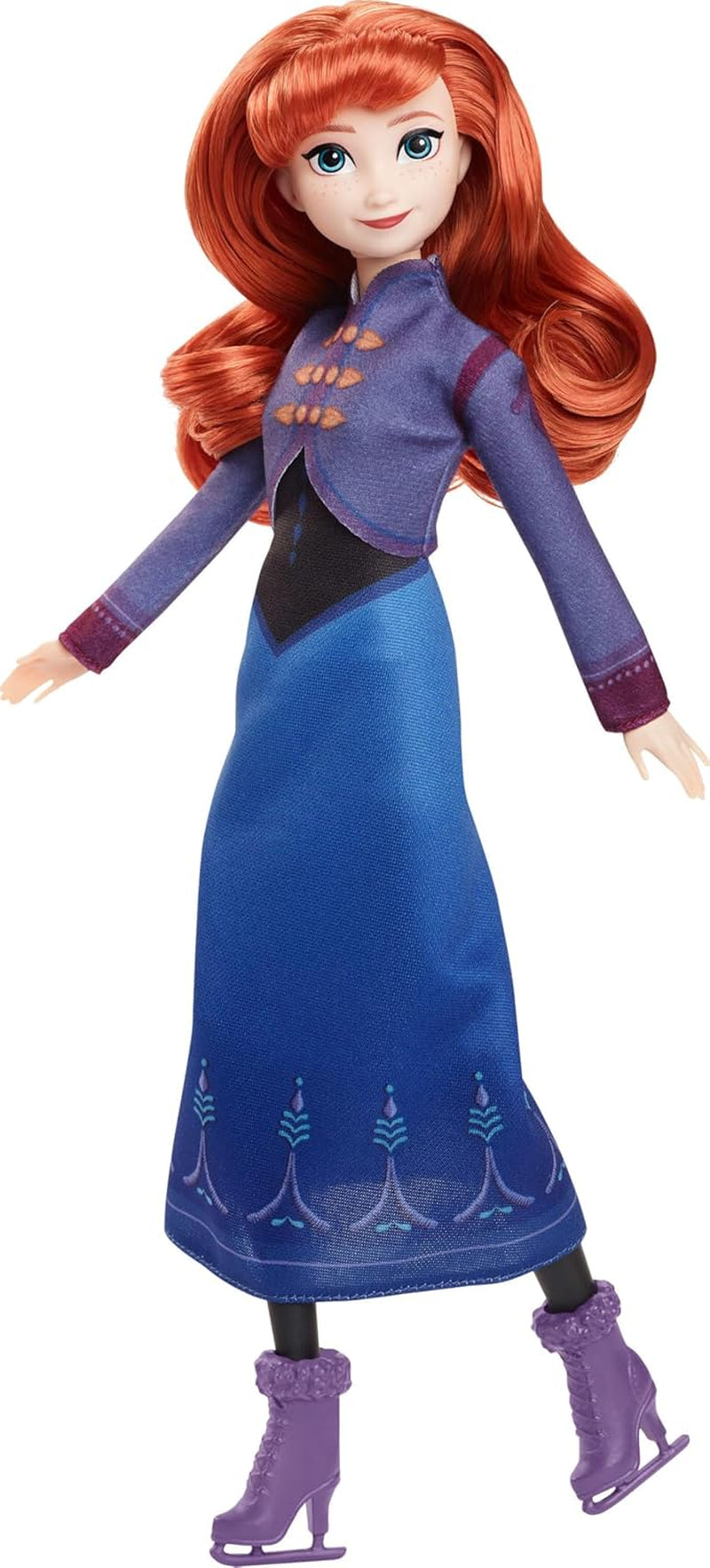 Mattel Disney Die Eiskönigin Elsa Puppe, Die Eiskönigin Puppe, kämmbare blonde Haare, beweglich, ausziehbare Schuhe, Disney Geschenke, Spielzeug ab 3 Jahre, HLW47