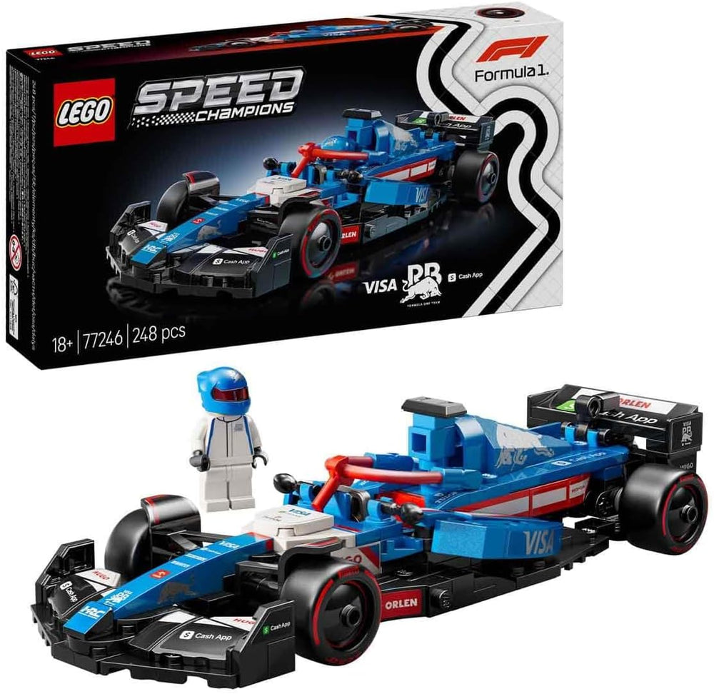 LEGO Speed Champions Mercedes-AMG F1 W15 Rennauto - Spielzeug mit Formel 1 Minifigur - Modell Auto zum Sammeln und Bauen - Geschenk für Jungen & Mädchen ab 10 Jahren oder Erwachsene Fans 77244