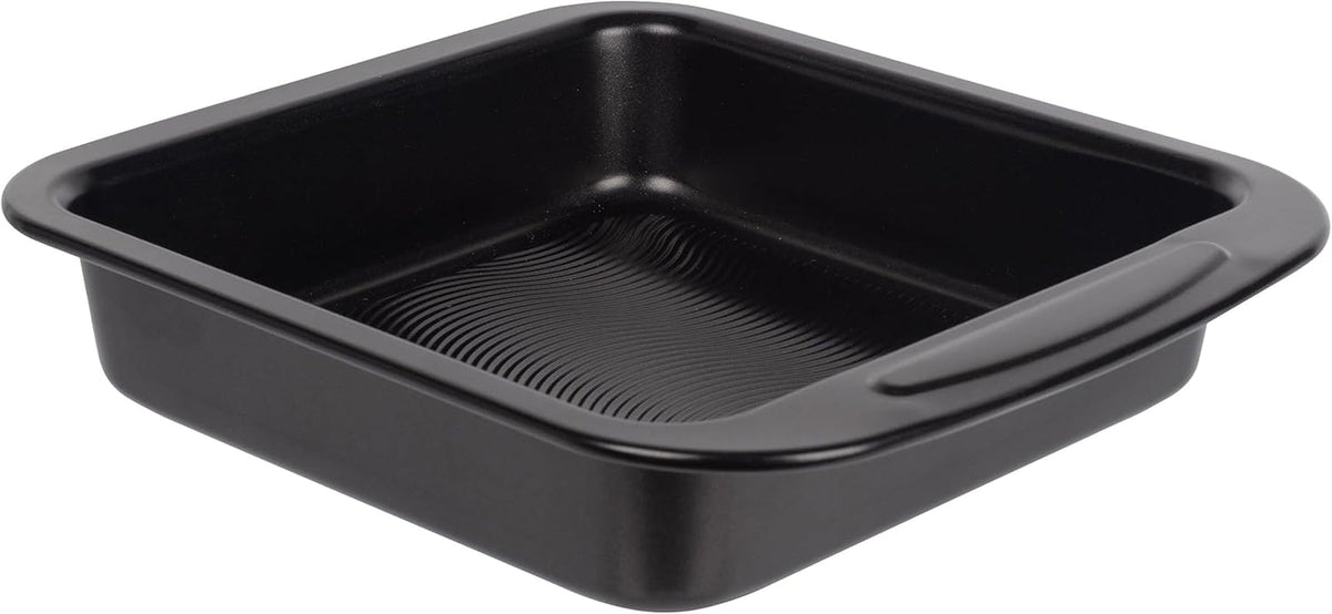 Masterpro Foodies - tavi de copt pentru 6 brioșe - Distribuție uniformă a căldurii - Fabricate din oțel carbon - Fund antiferent - Detașabil și ușor de spălat Matrite si tavi pentru copt Naty Shop Multicolor 25,4 X 22,8 X 4,8 Cm