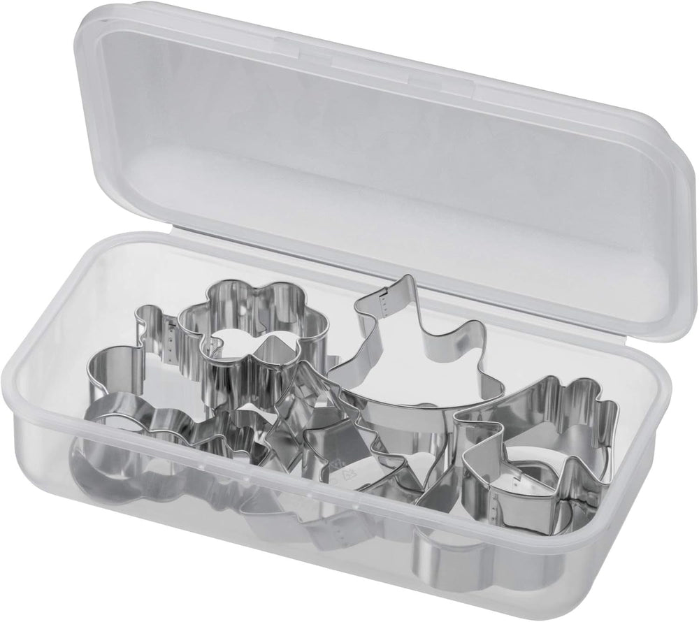 Set original de forme pentru biscuiți Kaiser de Crăciun, 11 piese, cu cutie de depozitare, forme pentru biscuiți, forme pentru biscuiți, pentru decuparea biscuiților/biscuiților/fondantului, 23,4 x 12,5 x 7,1 cm