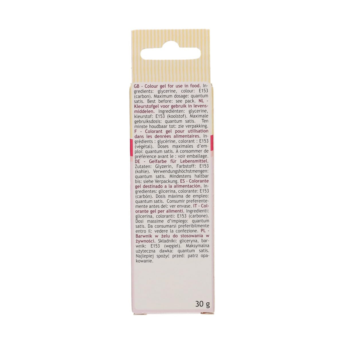 Colorant alimentar Funcakes, gel negru: Colorant alimentar foarte concentrat pentru aluat, cremă, fondant și marțipan. Dozare ușoară. Picătură individuală pentru a crea culori vibrante. Halal. 30 g.