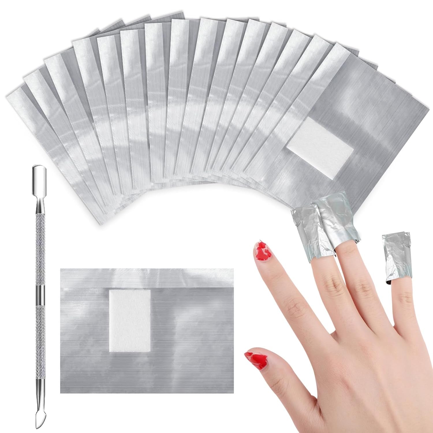 Qufiiry 300 Stück Fusselfreie Nageltücher, Lint Free Nail Wipes, Fusselfrei Nagel Wattepads, Nagel Wischtücher Für Cleaner Gelnägel Nagellackentferner Wattepads Nail Wipes Pads