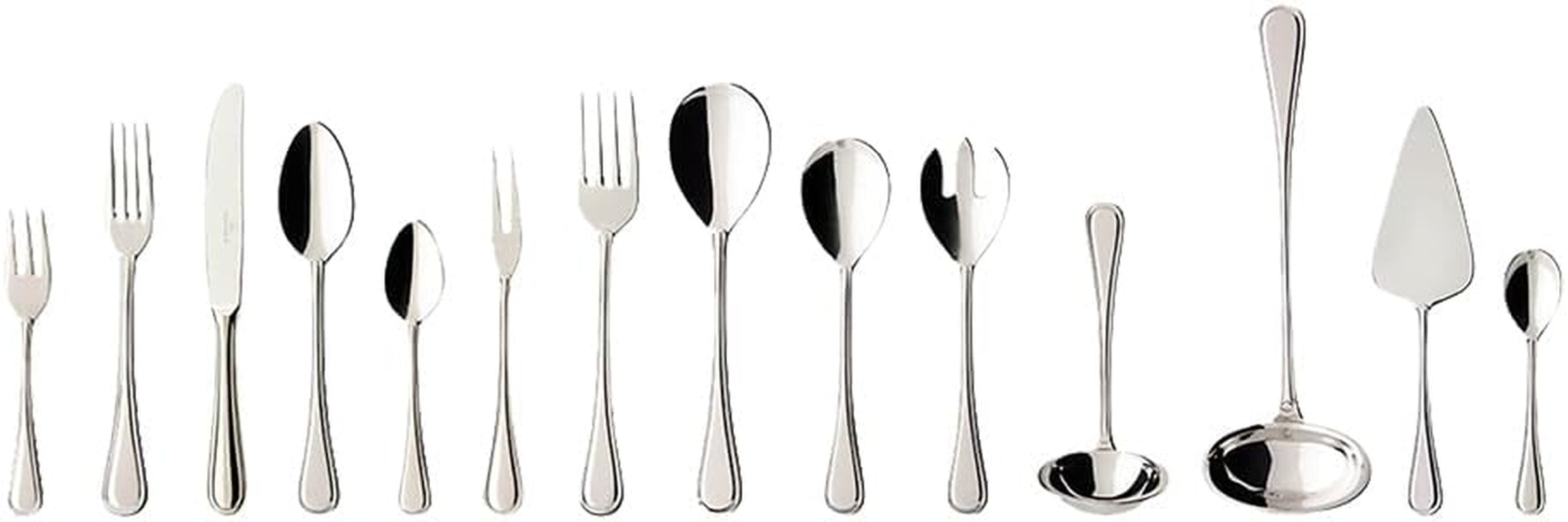Villeroy And Boch Neufaden Merlemont Tacâmuri pentru până la 12 persoane, 70 piese, oțel inoxidabil Bucatarie Naty Shop