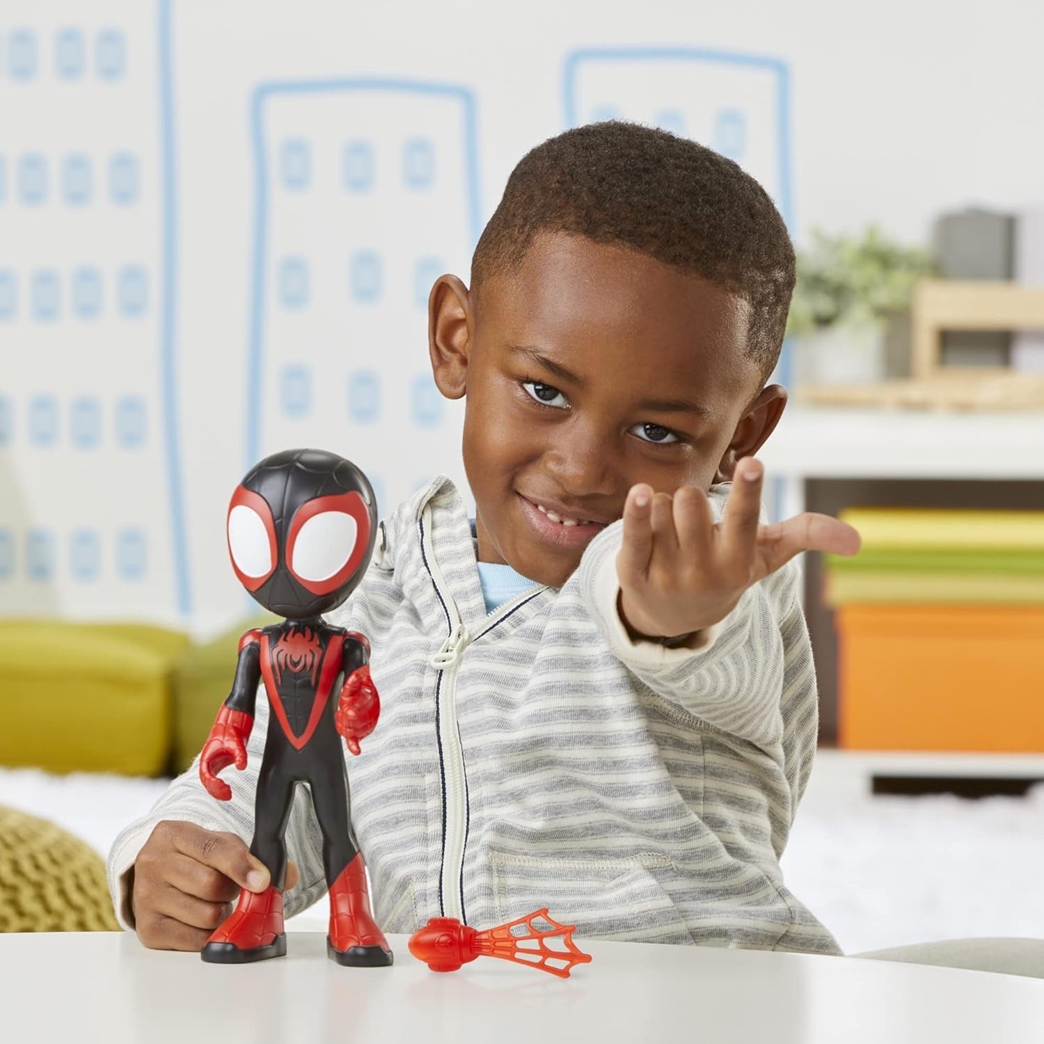 Marvel Spidey and His Amazing Friends Supersized Hero 22.5-Cm Action Figures 3-Pack Action figures Naty Shop