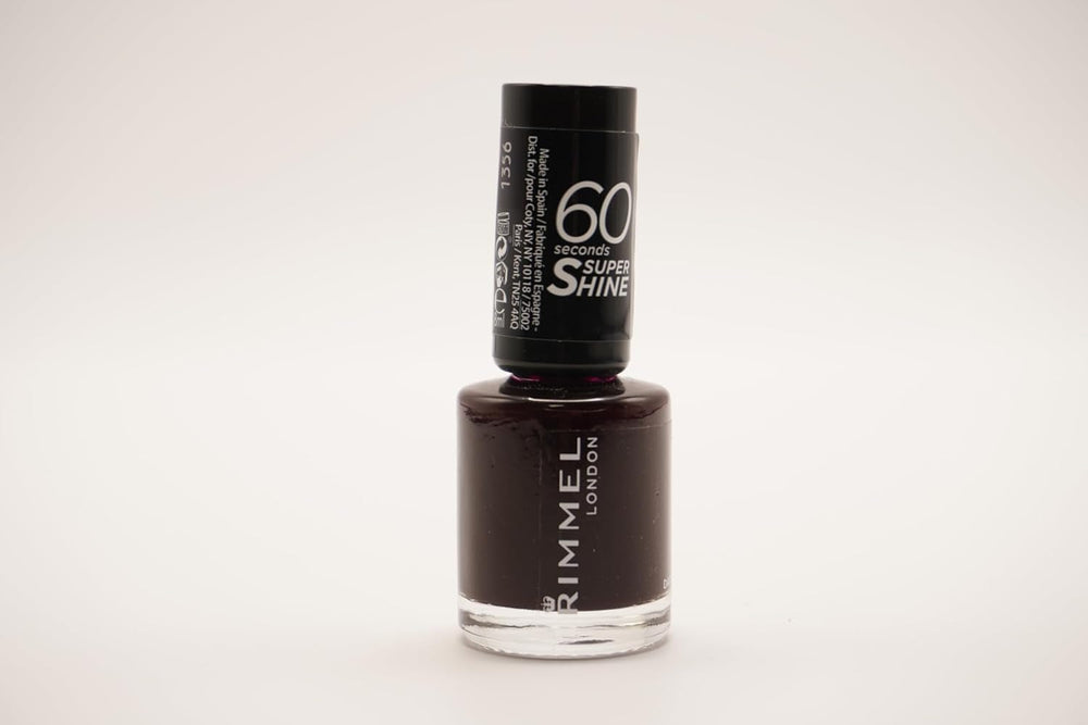 Oja Rimmel 60 Seconds Super Shine, uscare rapidă, culori vibrante, durabilă, 8 ml, 112 Almost Apricot