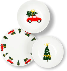 Excelsa Ready for Christmas Tellerservice, 18-teilig