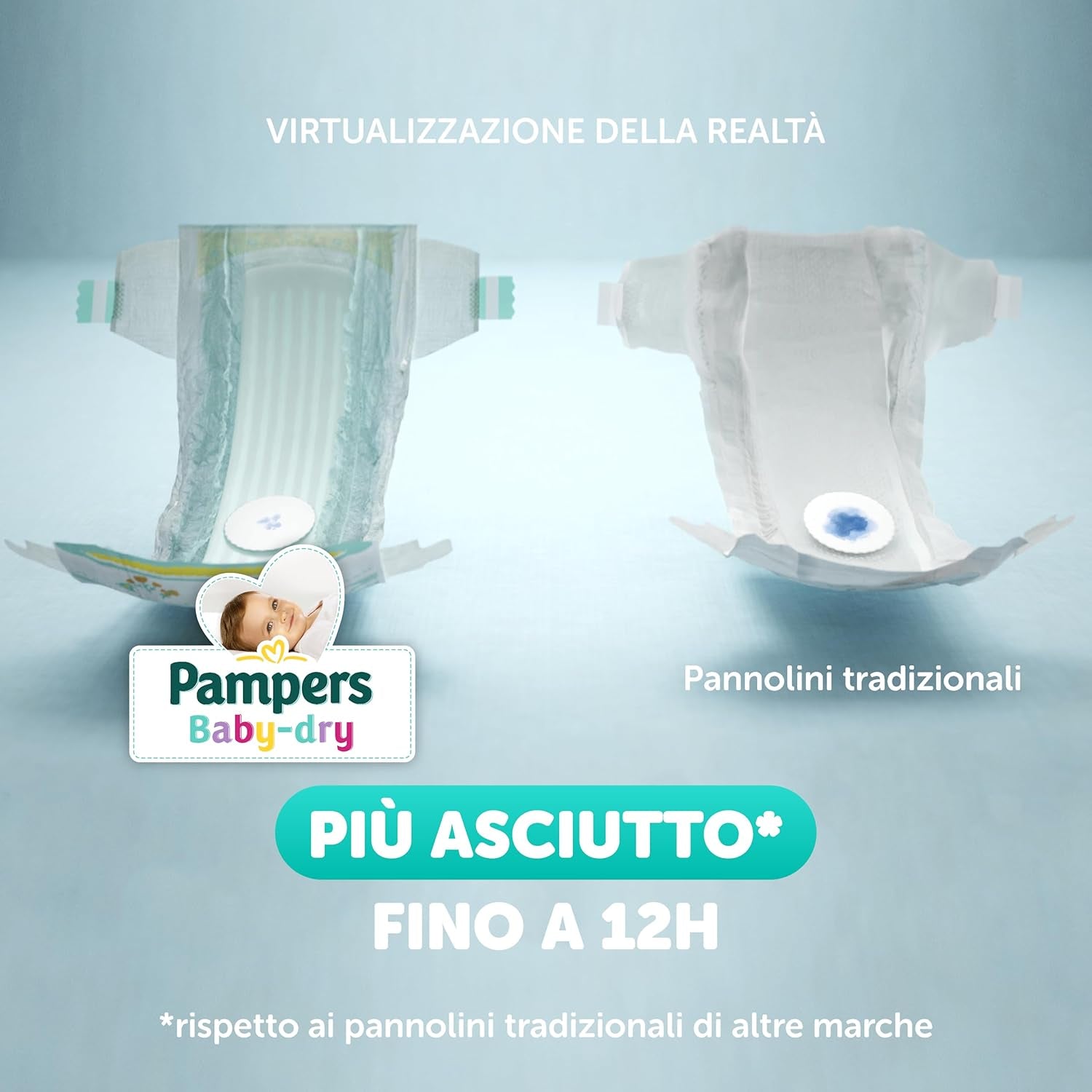 Scutece Pampers Baby Dry Junior DWCT, pachet dublu, mărimea 5 (11-25 kg), 32 de scutece