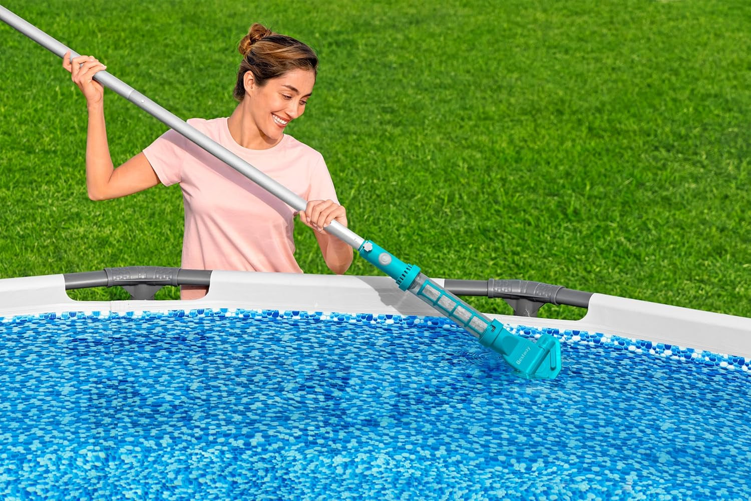 Aspirator de piscină cu baterie Bestway AquaSurge 251 cm