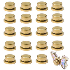 Nail Art Rotating Charm, 20 Stück Spinning Nail Charms Nail Rotating Bearing Für Nail Art Design DIY Crafting Schmuck Zubehör