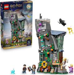 LEGO Harry Potter Luna Lovegoods Haus - Modellbau mit Leuchtstein und 5 Minifiguren - Baukasten DIY Deko fürs Schlafzimmer - Kreatives Geschenk für Mädchen, Jungen und Fans ab 10 Jahren - 76467