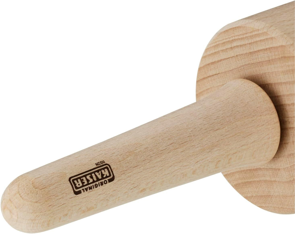Sucitor original Kaiser Classic 47 x 6,5 cm, rolă pentru aluat, sucitor, lemn de fag, rulment de alunecare lină, suprafață largă de rulare, bej