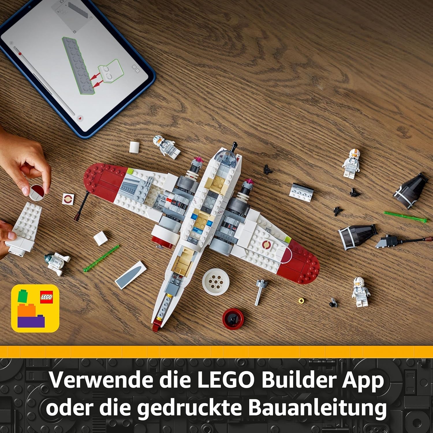LEGO Star Wars 75402 ARC-170 Starfighter Spielzeug mit 4 Minifiguren inkl. Klon-Piloten und R4-P44 Droide, Sammlerstück, Geschenk für Fans von Die Rache der Sith und Jungen und Mädchen ab 9 Jahren