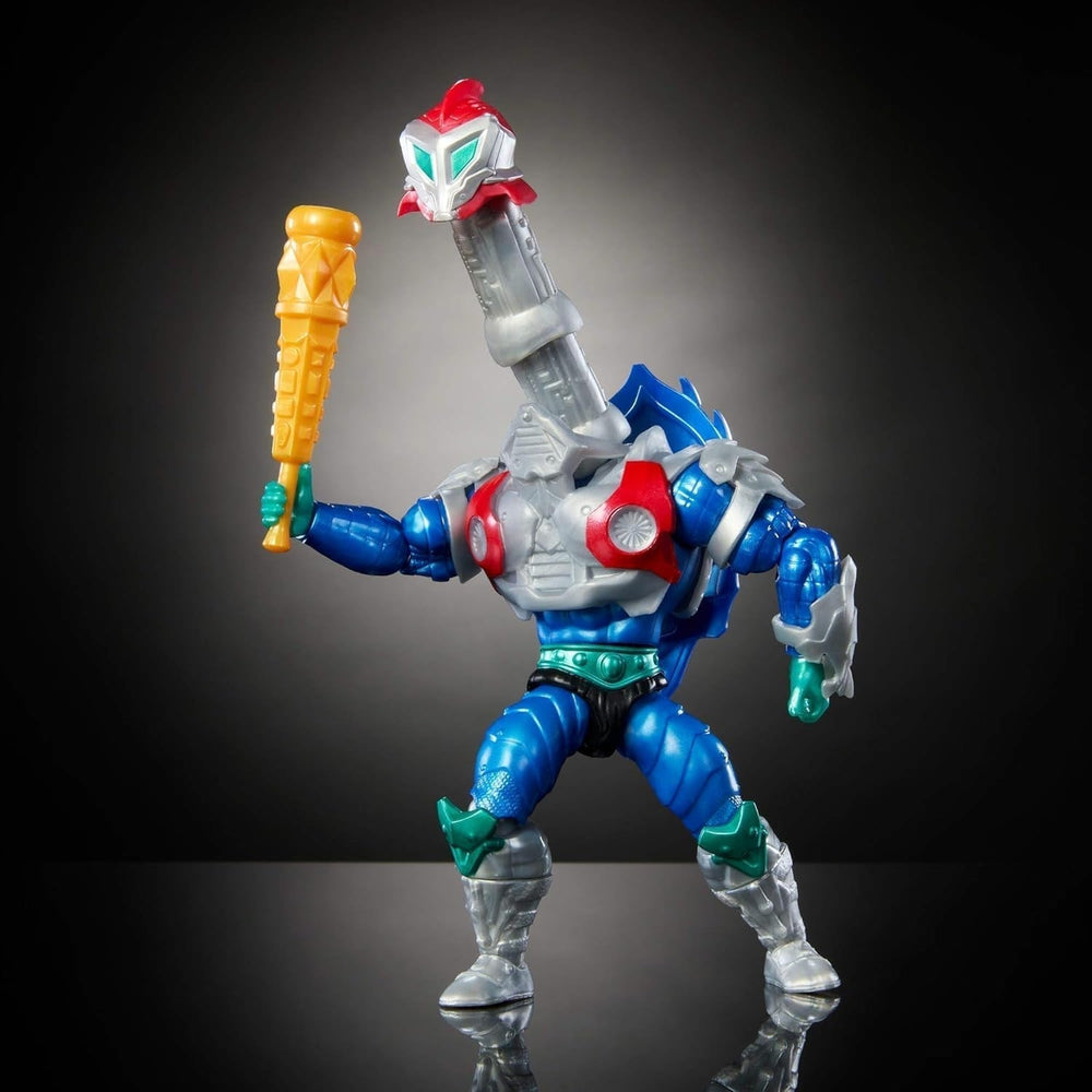 Masters of the Universe Origins Turtles of Grayskull Mekaneck Reptile Wars Movable Action Figure, Teenage Mutant Ninja And MOTU Crossover Hero Toy, JBN00, [Multicolor] Action figures Naty Shop