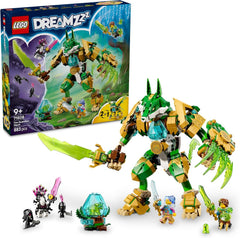 LEGO DREAMZzz 2in1 Fuchs-Wächtermech - Actionfigur, verwandelbar in Fuchskrieger - inkl. 3 Minifiguren und sammelbarer grüner Schatz-Kreatur - Geschenk für Jungen ab 9 Jahren – 71508