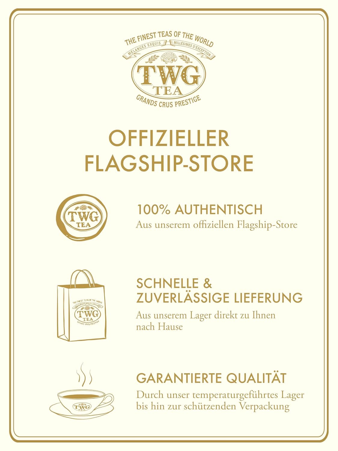 TWG Tea | French Earl Grey | Ceai negru | Bergamotă și flori de albăstrea | Cutie haute couture, 100 g | Set cadou