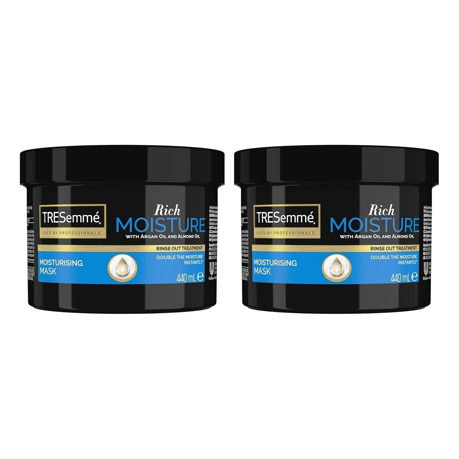 Mască de păr bogată în hidratare, pentru 2x mai multă hidratare instantanee* 2 x 440 ml Masca de par Naty Shop Titlu implicit