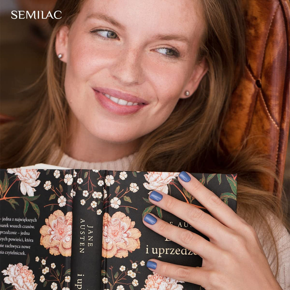 Oja UV Semilac One Step Hybrid 3 în 1 S450 Inner Warmth Peach 7 ml