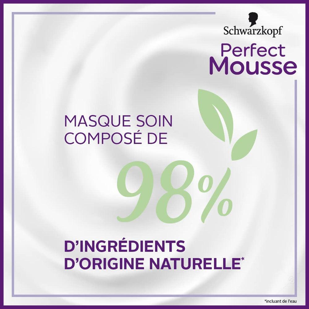 Perfect Mousse spumă de colorare permanentă, 668 Hasellnuss Vopsea pentru par Naty Shop