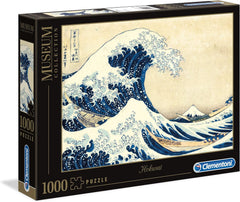 Clementoni 39378 Hokusai - Marele val - Puzzle 1000 piese, Colecție muzeu, Joc de îndemânare pentru întreaga familie, Joc de întindere colorat, Puzzle pentru adulți de la 14 ani Puzzle Naty Shop Titlu implicit