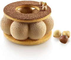 Silikomart, Forma Silicon Truffle Crown Ø 8.2 x H 2.9 cm, 6 cavitati, 90 ml Bucatarie Naty Shop