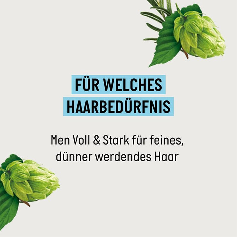 Guhl Men Full & Strong Shampoo - Tipul de păr: Subțire, fin, normal Duș și baie Guhl