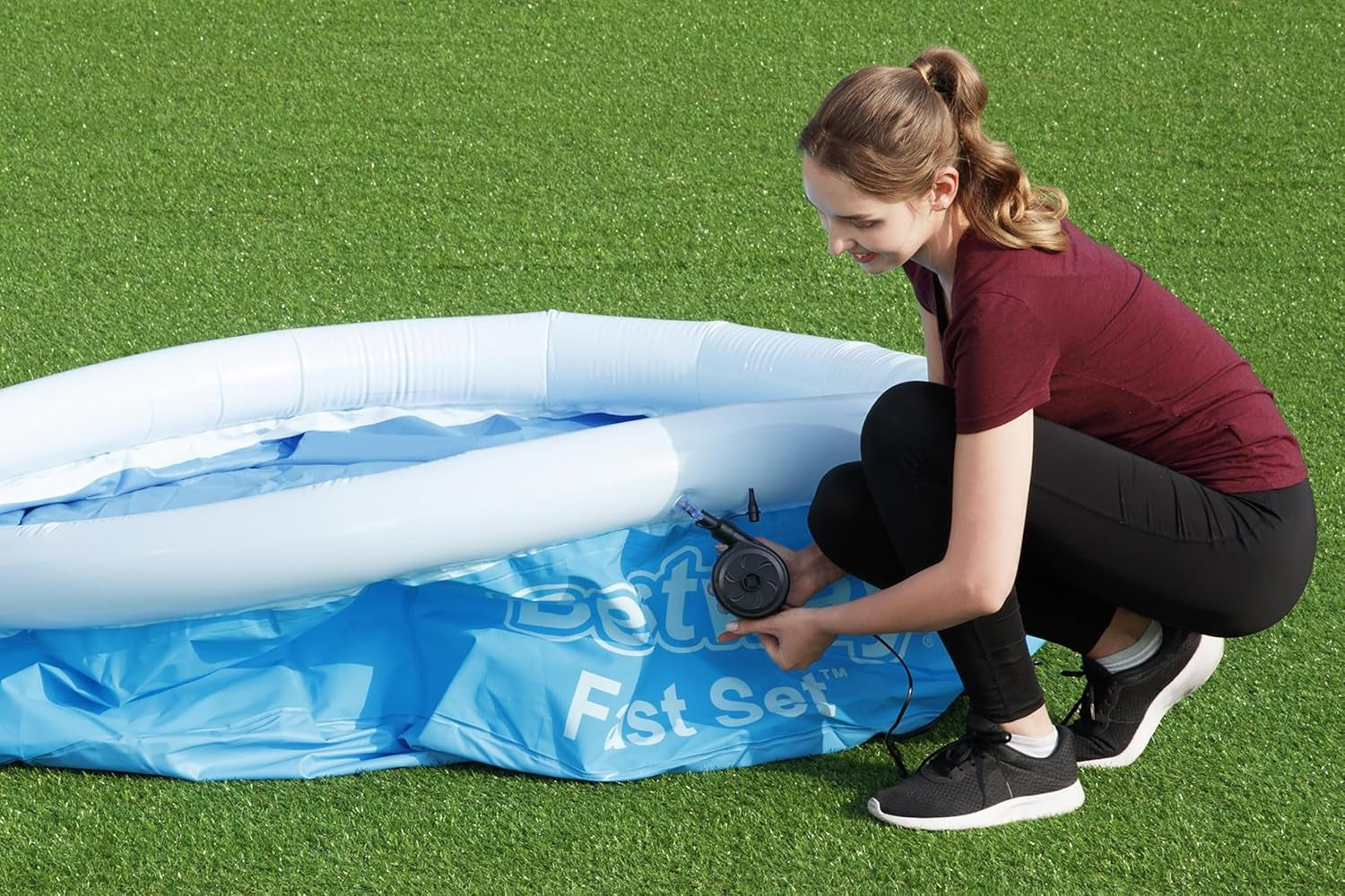 Piscină BESTWAY Fast Set 305x76 cm, fără pompă