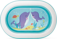 Intex 57482NP - Piscină ovală Whale (sortiment de modele), albastră, 163 cm L x 107 cm l x 46 cm H