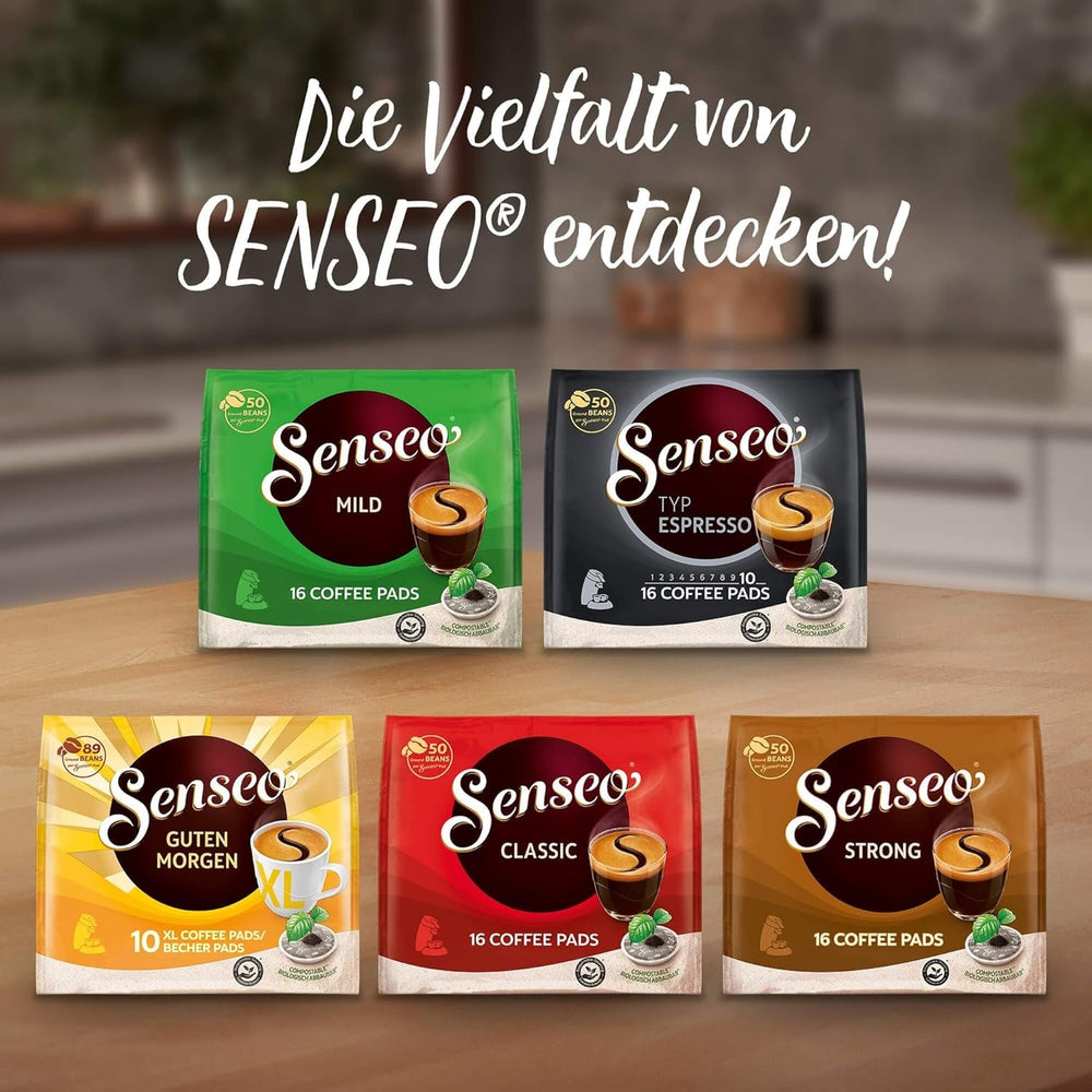 Senseo Pads Guten Morgen XL, 5 x 10 Getränke, 50 Kaffeepads