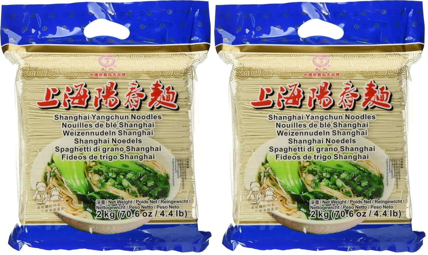Tăiței de grâu (Shanghai), 1 pachet (1 x 2 kg)