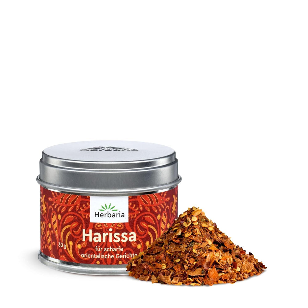 Herbaria Za'atar bio 25g S-Dose – Zatar Gewürz, Zaatar Gewürz - orientalische Bio-Gewürzmischung für Gerichte der Levante Küche - mit erlesenen Zutaten - in nachhaltiger Aromaschutz-Dose